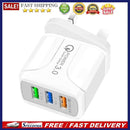 5V 2.4A 3 Port USB Smart QC 3.0 Fast Charging Travel Wall Phone Charger Adapter
