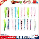 20pcs 4.5in Hoochie Squid Skirt Octopus Saltwater Fishing Lure Mix Color 11