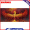 Flaming Phenix Oil Paint By Numbers Kits Canvas Picture DIY Home Decoration Gift