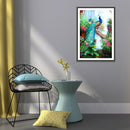 Home Decoration DIY Full Round Drill Diamond Painting Lordly Peafowl Embroide