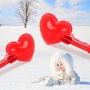 Heart Shape Snow Ball Maker Kids Children Outdoor Snowball Sand Mold Toys