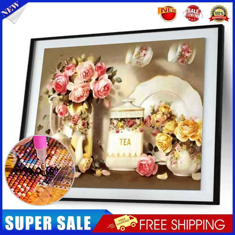 DIY Full Drill  Taste Of Home  Diamond Wall Stickers Painting Home Decor