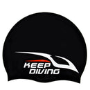 Swimming Cap Silicone Women Men Waterproof Long Hair Adults Swim Sports Poo