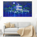 5D DIY Diamond Painting Moon Shrine Partial Drill Rhinestone Mosaic Art Pictu