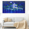 5D DIY Diamond Painting Moon Shrine Partial Drill Rhinestone Mosaic Art Pictu