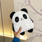 Cute Plush Panda Crossbody Handbag Women Girl Chain Shoulder Bags (Style 1)