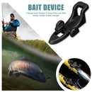 Fishing Hook Keeper Fishing Rod Lure Bait Safety Holder Hanger (Black) Newly