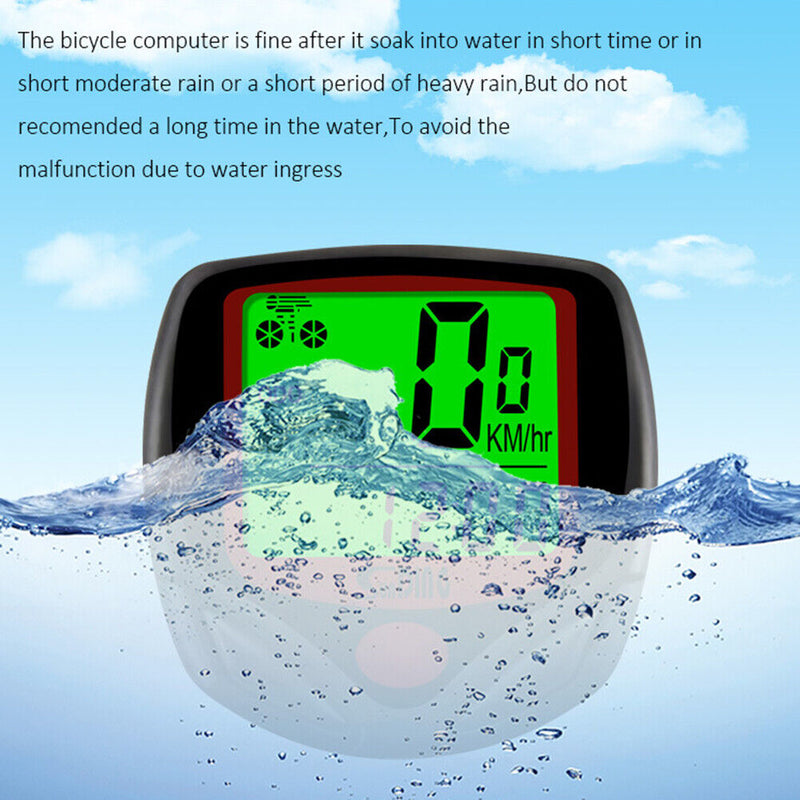 SunDing Cycling Bicycle Computers Speedometer Riding Wired Odometer Code Table
