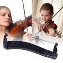 Violin Shoulder Rest Fully Adjustable Black Support for Violin 3/4 4/4 Size