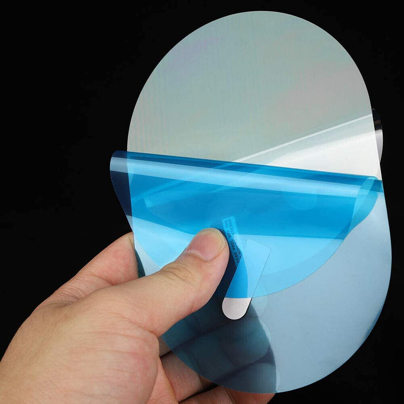 12pcs Rainproof Rearview Mirror Window Clear Film Membrane Anti Fog Car Stickers