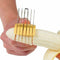 Banana Slicer Fruit Cutter Kitchen Gadget Banana Slicer Steel Fruit I8L4