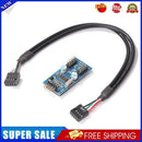 USB Header Adapter Card 1 to 2 9Pin to Dual 9Pin HUB Connector Splitter