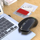 G851 Wireless Mouse 2.4GHz Receiver 2400DPI Colorful Mute Office Mice for Laptop