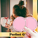 2pcs Car Universal Rhinestones Cup Coaster Anti-Slip Water Cup Pad (Pink)