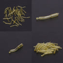 30pcs Outdoor Carp Fishing Safety Lead Clips &Pins Rubber Tail 23mm l Tube hot.
