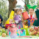 Bear Bottle - 800ml Gradient Large Capacity Water Bottles with Straw and Strap