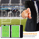 Foldable Soccer Practice Teaching Boards Magnetic Football Coaching Clipboard
