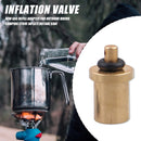 Brass Gas Refill Adapter for Camping Stove Gas Cylinder Gas Tank Butane Canis