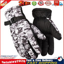 Winter Windproof Thermal Fleece Gloves Full Finger Cycling Gloves (Grey) Newly