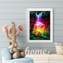 Diamond Painting Rainbow Falls Full Round Drill Picture of Rhinestone Drawing