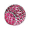 Solar LED Hollow Outdoor Waterproof Peacock Garden Courtyard Lamp (Red) Newly