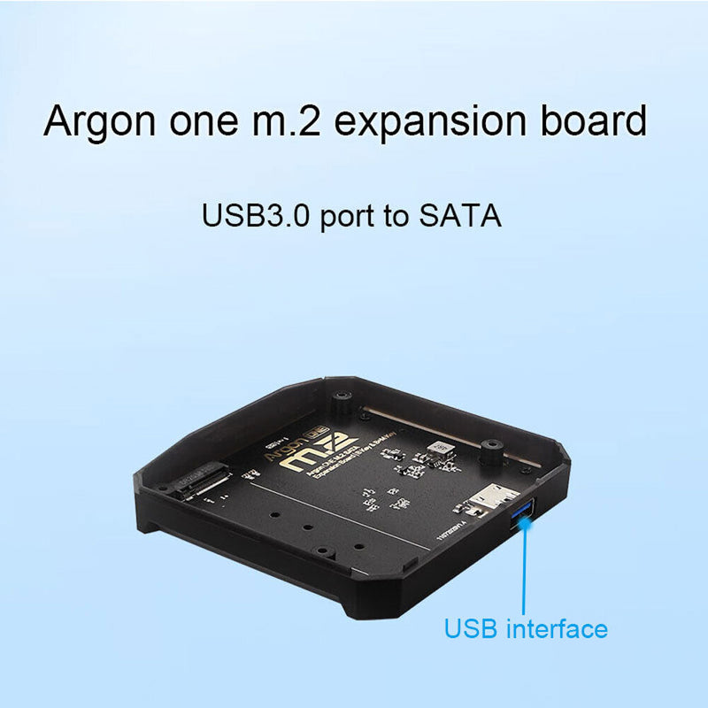 Argon ONE Case USB 3.0 to M.2 SATA Adapter Expansion Board for Raspberry Pi 4B