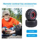 AUSTAR 2pcs 155mm Beadlock Wheel Rims Tires Sets for 1/8 RC Monster Truck