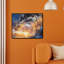 Sea Wave Painting By Number Kit Acrylic Paints Set DIY Handpainted Drawing