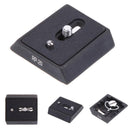 MH642 Quick Release Plate for Giottos MH652 MH5001 GITZO Pan Head Black