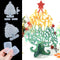Epoxy Transparent Xmas Tree Silicone  Mould Christmas Mold Merry Christmas