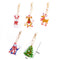 5D DIY Full Special Drill Diamond Painting Keychain Art Pendant(17x7cm)