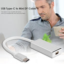 Type C to Mini Display Port Adapter USB3.1 USB C to Mini DP Converter Cable