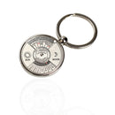 Mini Perpetual Calendar Keychain Ring Unique Metal Keyring 50 Years Newly