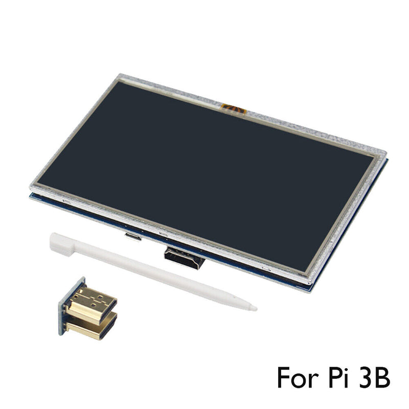 5 inch LCD Touch Screen HDMI-Compatible Display Kit for Raspberry Pi 3B+ Newly