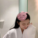 Cute Rabbit Hair Clips Girls Hairpin Women Corduroy Wash Face Hairgrips Headw