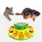 #A Puppy Cat Eating Dish Bowl Slow Down Feeding Anti-gulping Food Plate Supplies