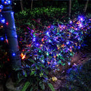 LED Fairy String Light Waterproof Solar Garden Xmas Decor (22m Colorful) Newly