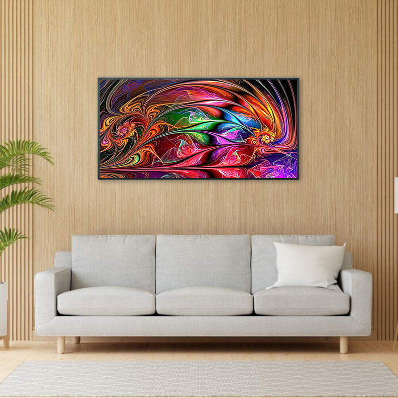 Hand Painted on Canvas DIY Colored Light Oil Paint By Numbers Drawing Kit Craft