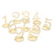 10pcs Wooden Wedding Table Number Seat Cards Ornament Craft (One to Ten)