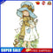 11CT Printed Partial Cross Stitch Craft Cute Girl Artwork Decor (VIP066)