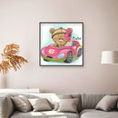 5D Cartoon Bear Pattern Diamond Painting Full Round Drill Rhinestone Gift
