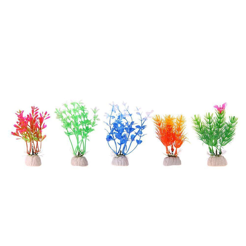 10pcs Water Plant Simulation Aquarium Fish Tank Decoration Ornament