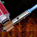 Portable Cassette Butane Gas Flamethrower Adjustable Barbecue Flame Torch