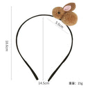 Kids Cartoon Plush Cute Bunny Hairband Rabbit Hair Accessories Easter Headband