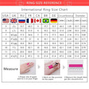 Engagement Crystal Wedding Band Rings Dragon Rings Gothic Rhinestone Zircon