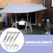 4pcs Sun Shade Sail Installation Hardware Kit for Rectangle Tent Awning
