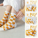 Breathable Orange Series Socks Sweet Stockings Clothing Accesories Tube Socks