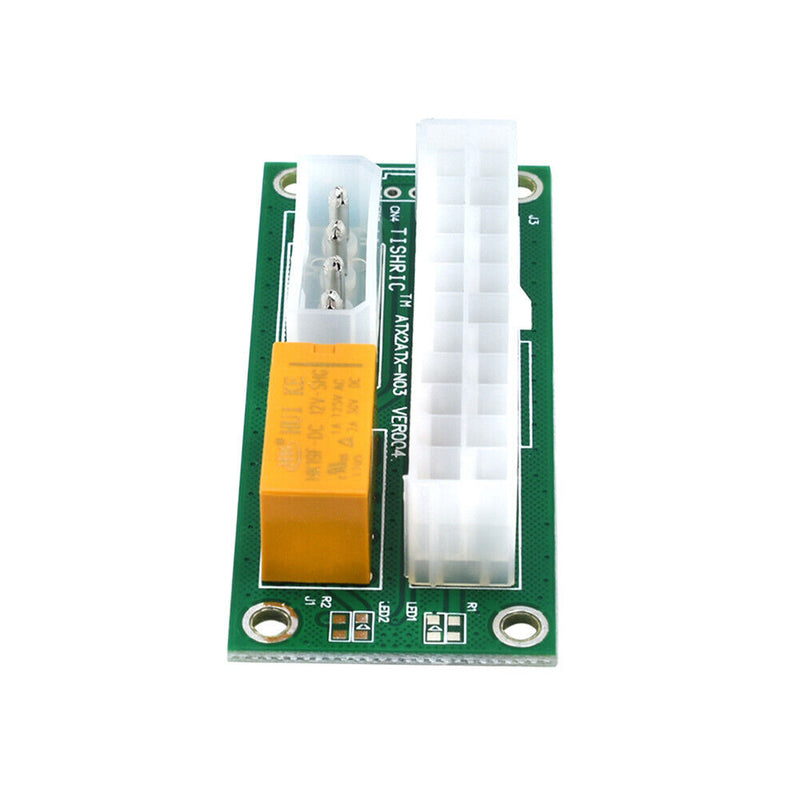 Add2psu ATX 24Pin to 4 Pin/SATA Dual PSU Power Supply Sync for BTC Miner Mining