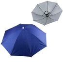 Foldable Sun Rain Umbrella Hat Headwear Cap Head For Fishing W6C1