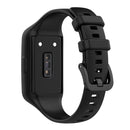 Strap for Huawei Honor Band 6 Pro Silicone Wristband Replacement (Black)